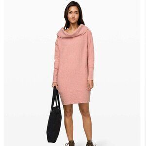 Lululemon Along the Way Dress Heathered Copper Clay sz XS